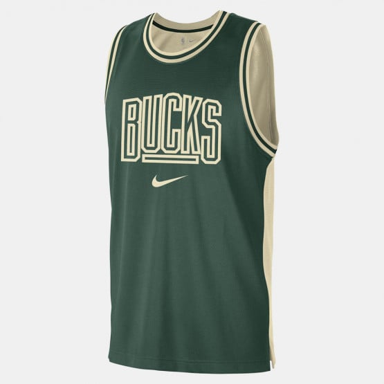 Nike Dri-FIT NBA Milwaukee Buck Cou0rtside Ανδρική Αμάνικη Μπλούζα