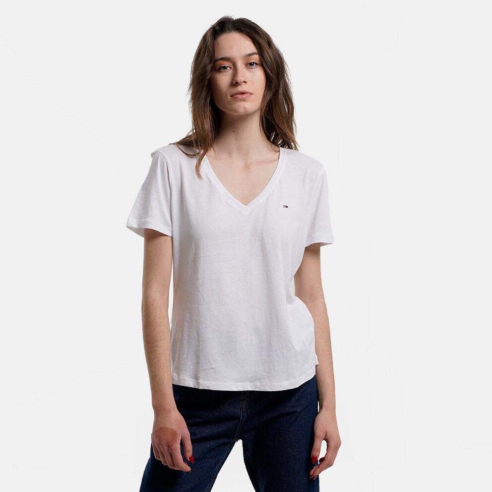 Tommy Jeans Slim Soft Γυναικεία Μπλούζα T-Shirt