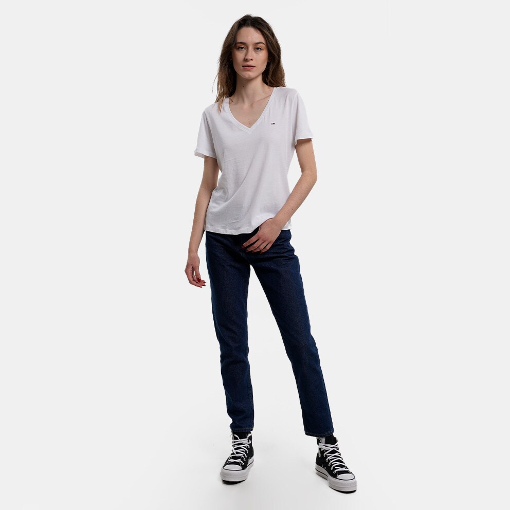 Tommy Jeans Slim Soft Γυναικεία Μπλούζα T-Shirt