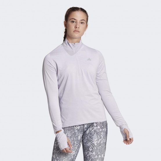 adidas Fast 1/2 Zip Women's Long Sleeves T-shirt