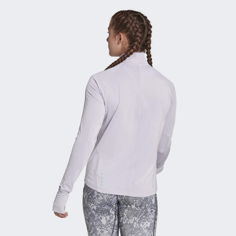 adidas Fast 1/2 Zip Women's Long Sleeves T-shirt