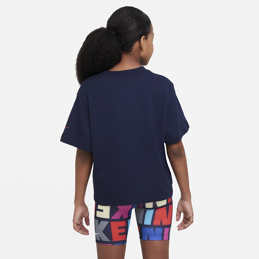 Nike Sportswear Boxy Print Kids' T-shirt