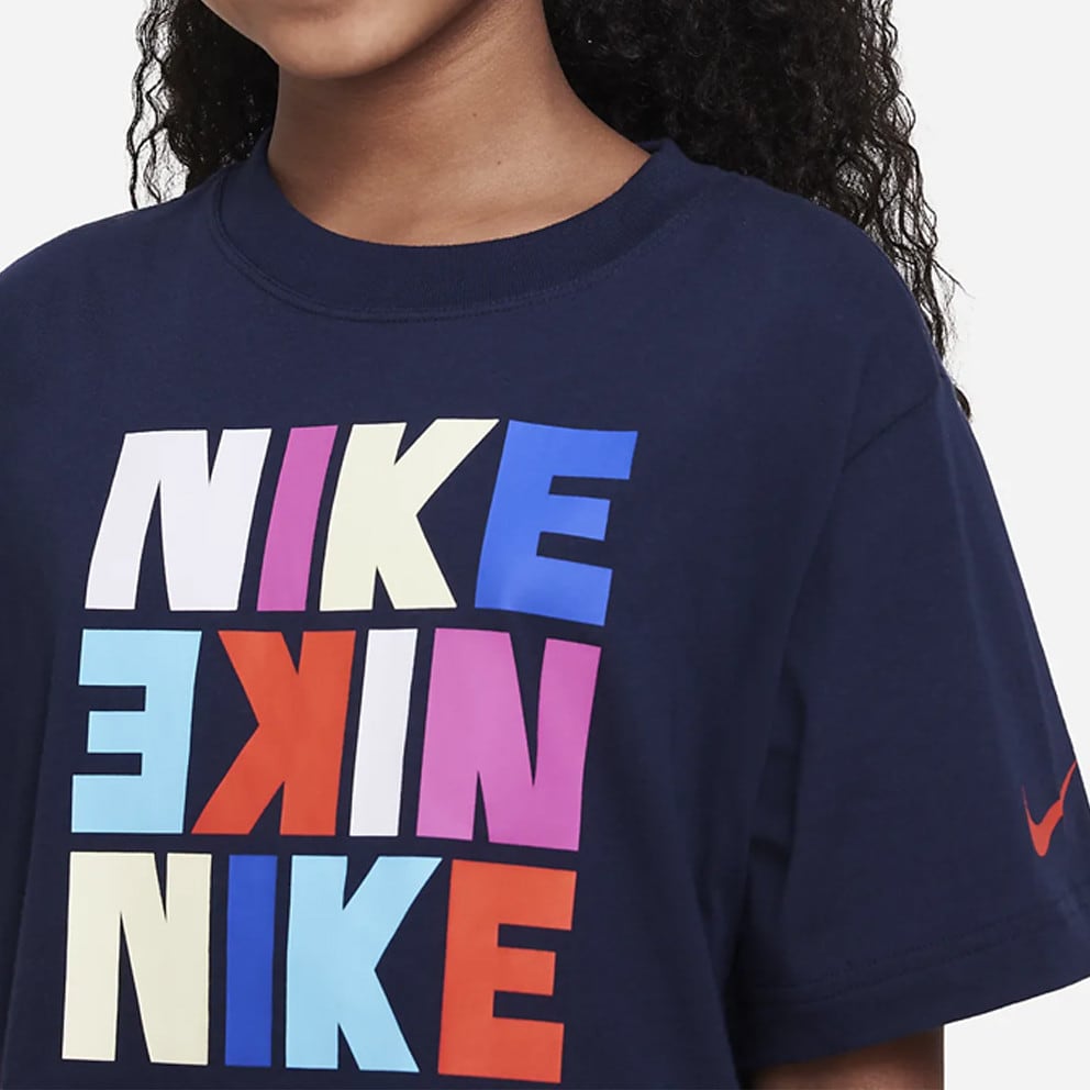 Nike Sportswear Boxy Print Παιδικό T-shirt