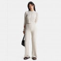 Calvin Klein Ribbed Jersey Flared Women's Track Pants