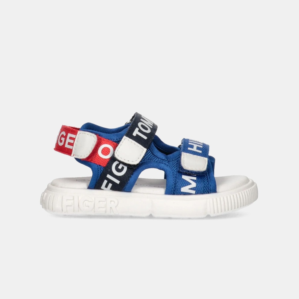 Tommy Jeans Logo Velcro Παιδικά Σανδάλια