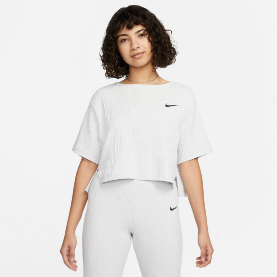 Nike Sportswear Rib Jersey Γυναικείο Cropped T-shirt
