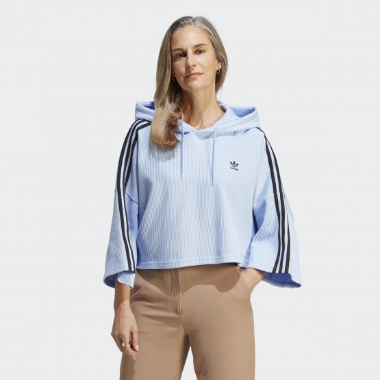 adidas Originals Γυναικεία Cropped Μπλούζα με Κουκούλα