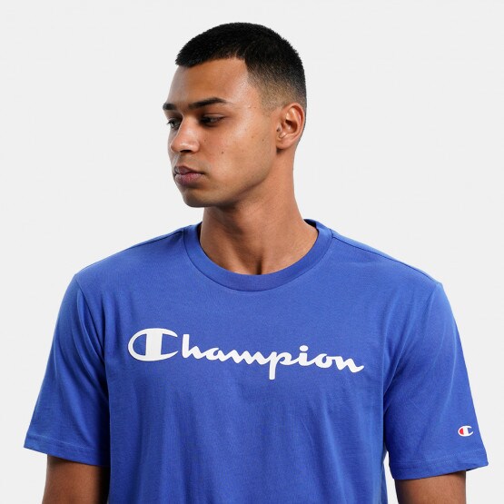 Champion Crewneck Men s T Shirt Blue 218531 BS071