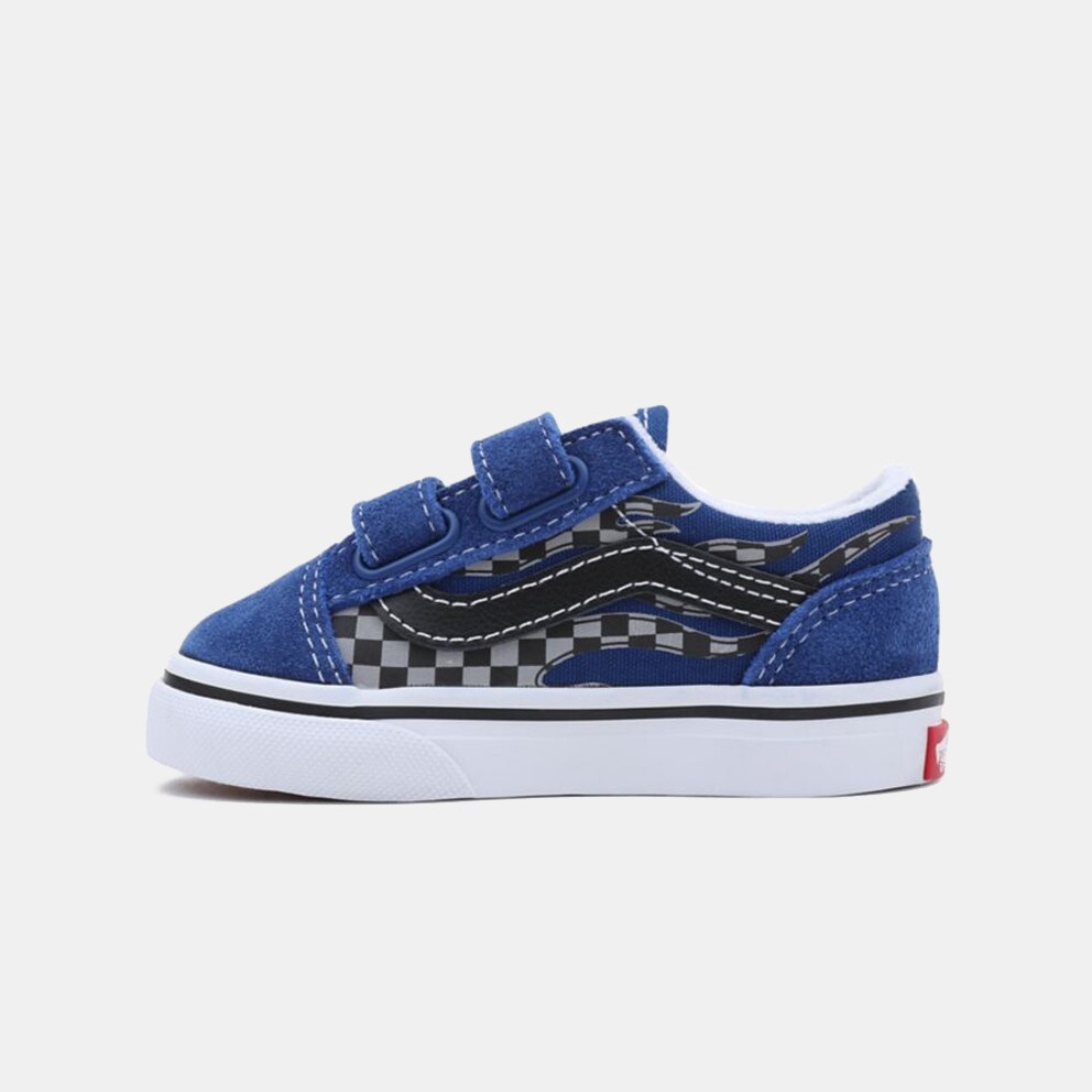 Vans Old Skool Velcro Reflective Flame Βρεφικά Παπούτσια