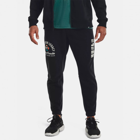 Under Armour Project Rock Terry Ανδρικό Jogger Παντελόνι Φόρμας