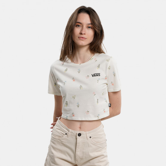 Vans Micro Ditsy Crop Crew Women's Cropped Τ-Shirt