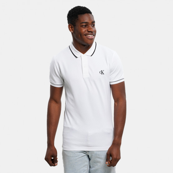 Calvin Klein Tipping Slim Polo Ανδρικό T-shirt