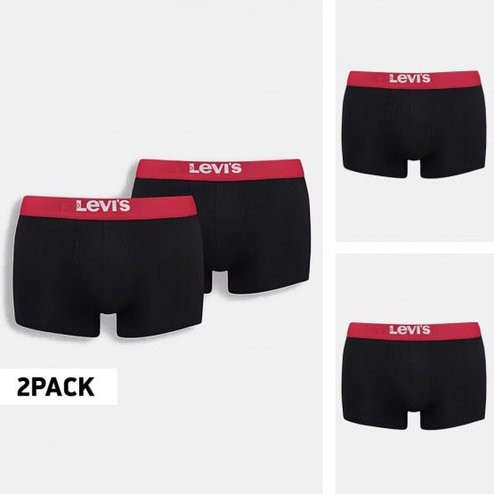 Levi's Solid Basic Trunk Organic 2-Pack Ανδρικά Μποξεράκια