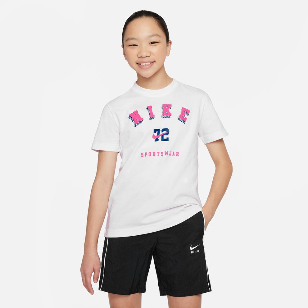 Nike Sportswear Older Kids Girls T Shirt White DZ3594 100