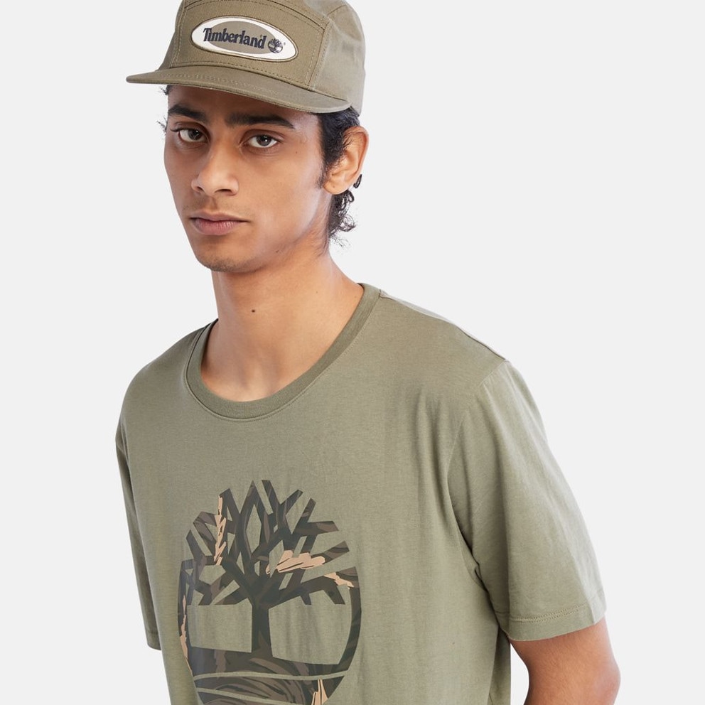 Timberland Logo Seasonal Camo Ανδρικό T-shirt