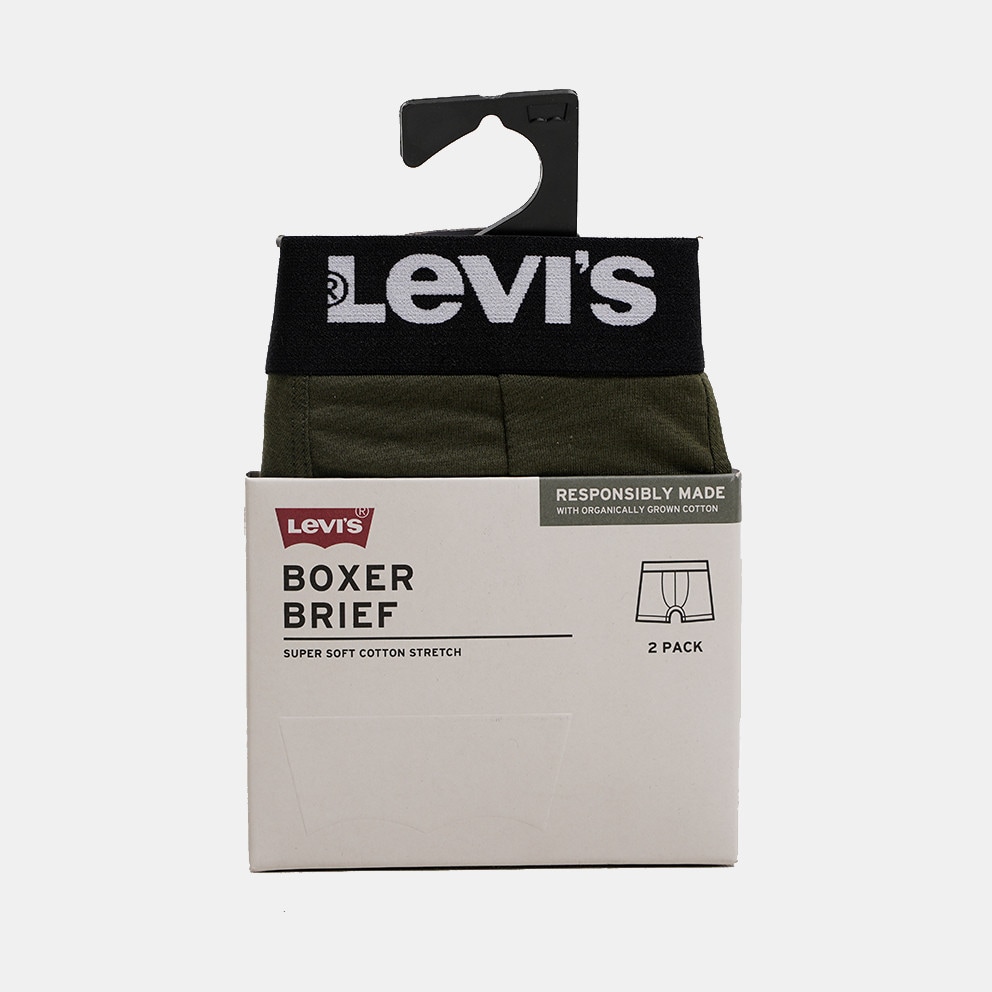 Levi's Solid Basic Brief Organic 2-Pack Ανδρικά Μποξεράκια