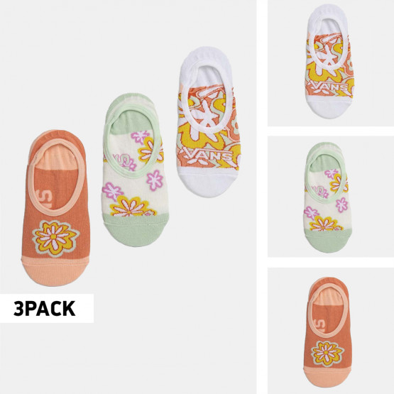 Vans Psychedelic Floral Cano 3-Pack Kid's Socks