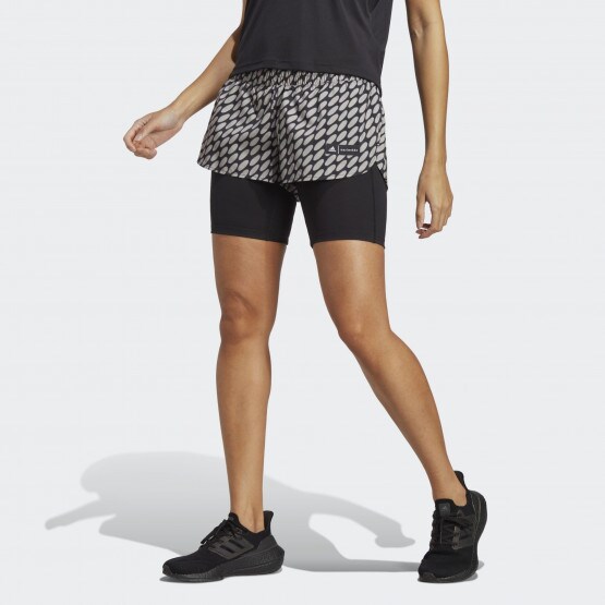 adidas x Marimekko Run Icon 3 Bar Logo 2-In-1 Γυναικείο Σορτς