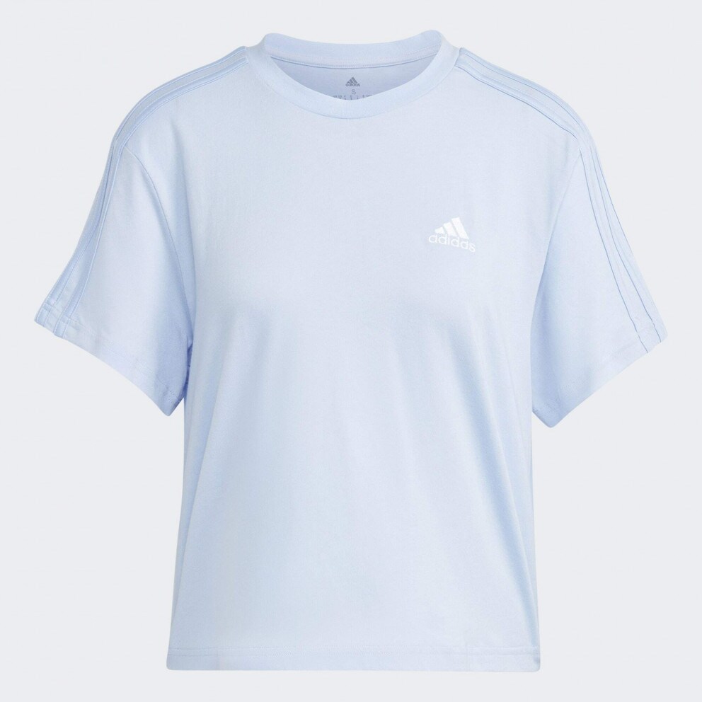 adidas Essentials 3-Stripes Single Jersey Γυναικείο Cropped T-shirt