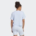 adidas Essentials 3-Stripes Single Jersey Γυναικείο Cropped T-shirt
