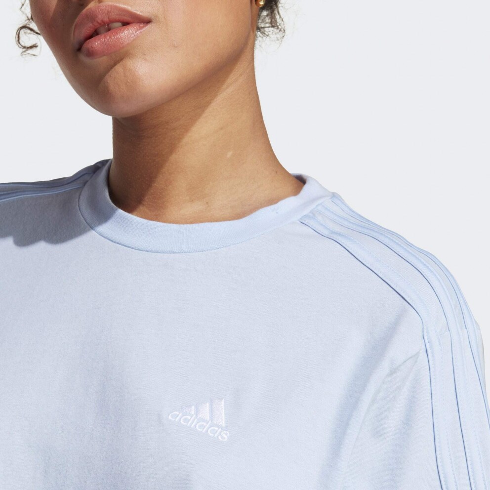 adidas Essentials 3-Stripes Single Jersey Γυναικείο Cropped T-shirt