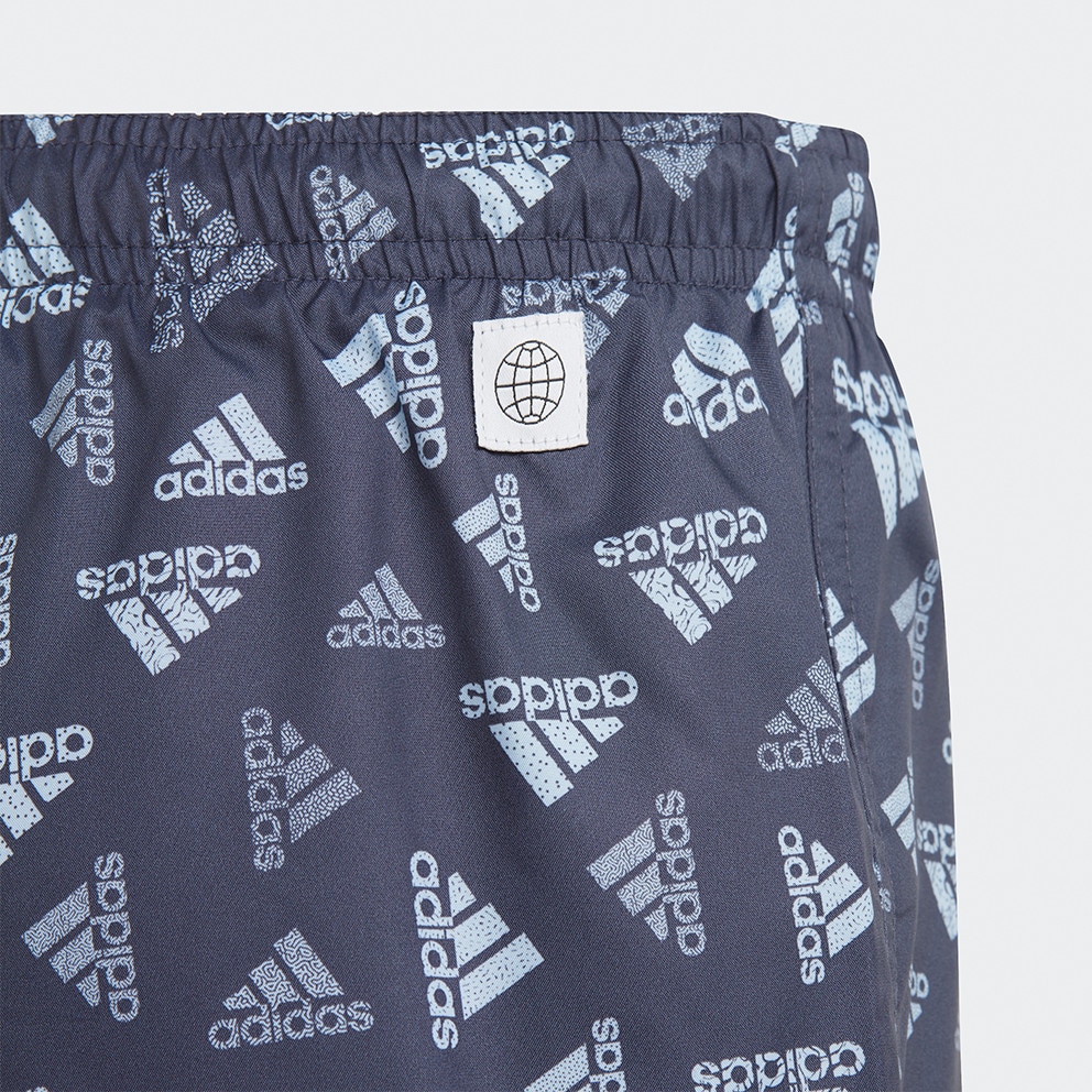 adidas Logo Print CLX Swim Men's Shorts