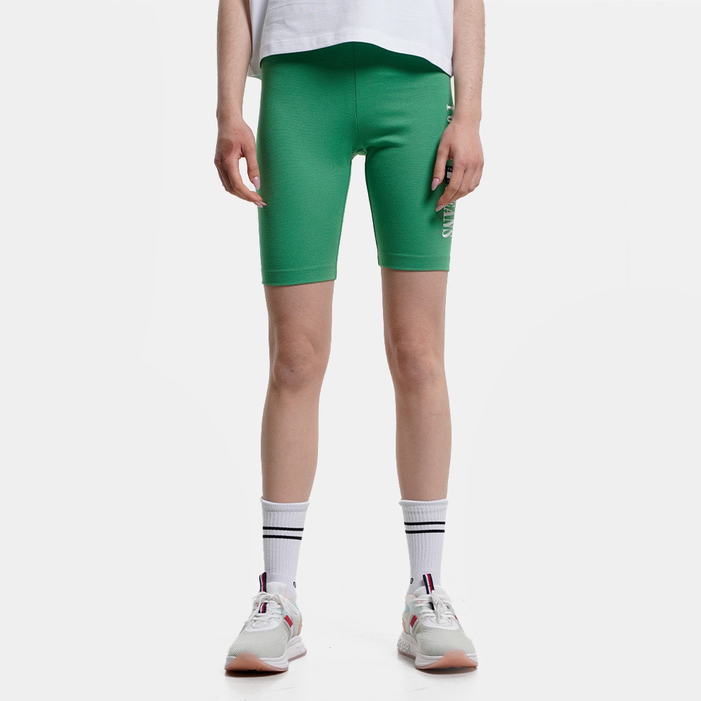Tommy Jeans Women s Biker Shorts Green DW0DW15643 LY3