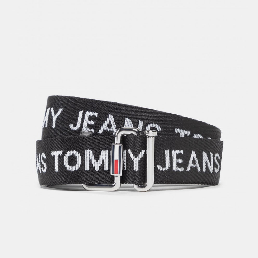 Tommy jeans webbing belt black discount