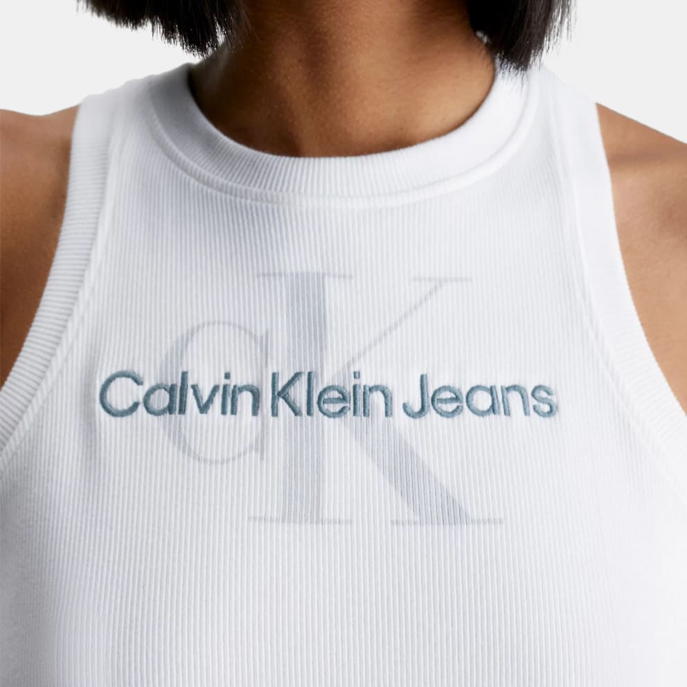 Calvin Klein Archival Monologo Rib Tank Dress