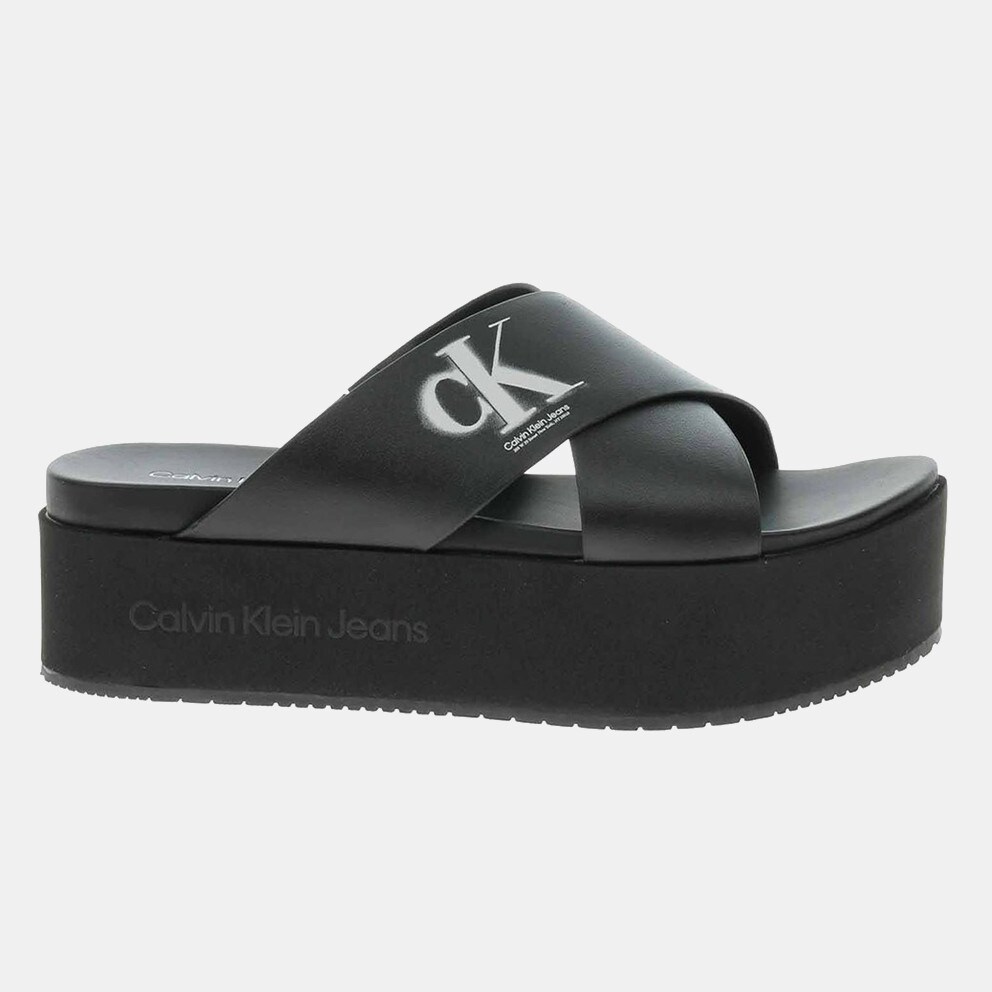 Calvin Klein Flatform Crissx Women's Slides