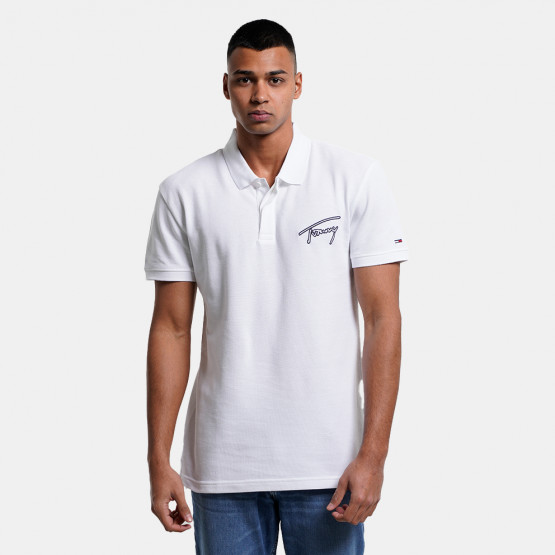 Tommy Jeans Signature Polo Men’s Polo Τ-Shirt