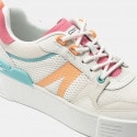 Lacoste L002 Leather Heel Pop Trainers Women's Shoes