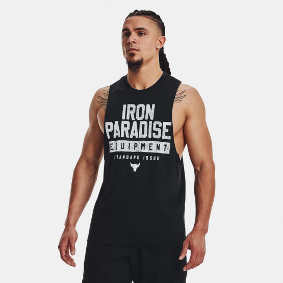 Under Armour Project Rock Iron Muscle Ανδρική Αμάνικη Μπλούζα