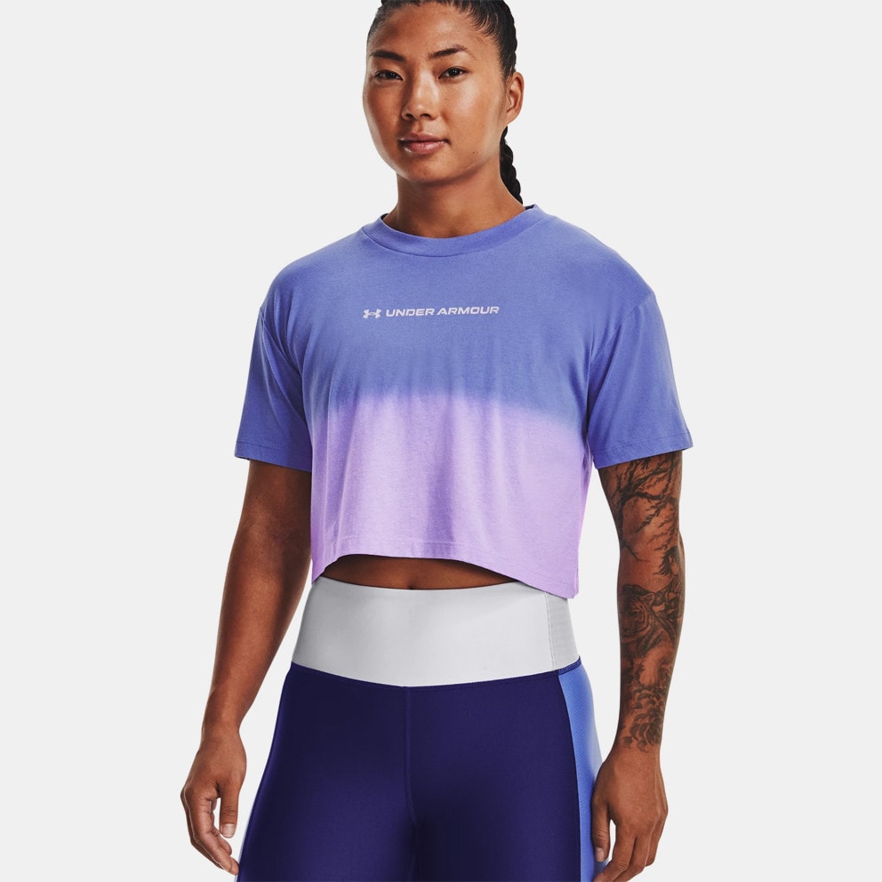 Under Armour Branded Dip Dye Γυναικείο Cropped T-shirt