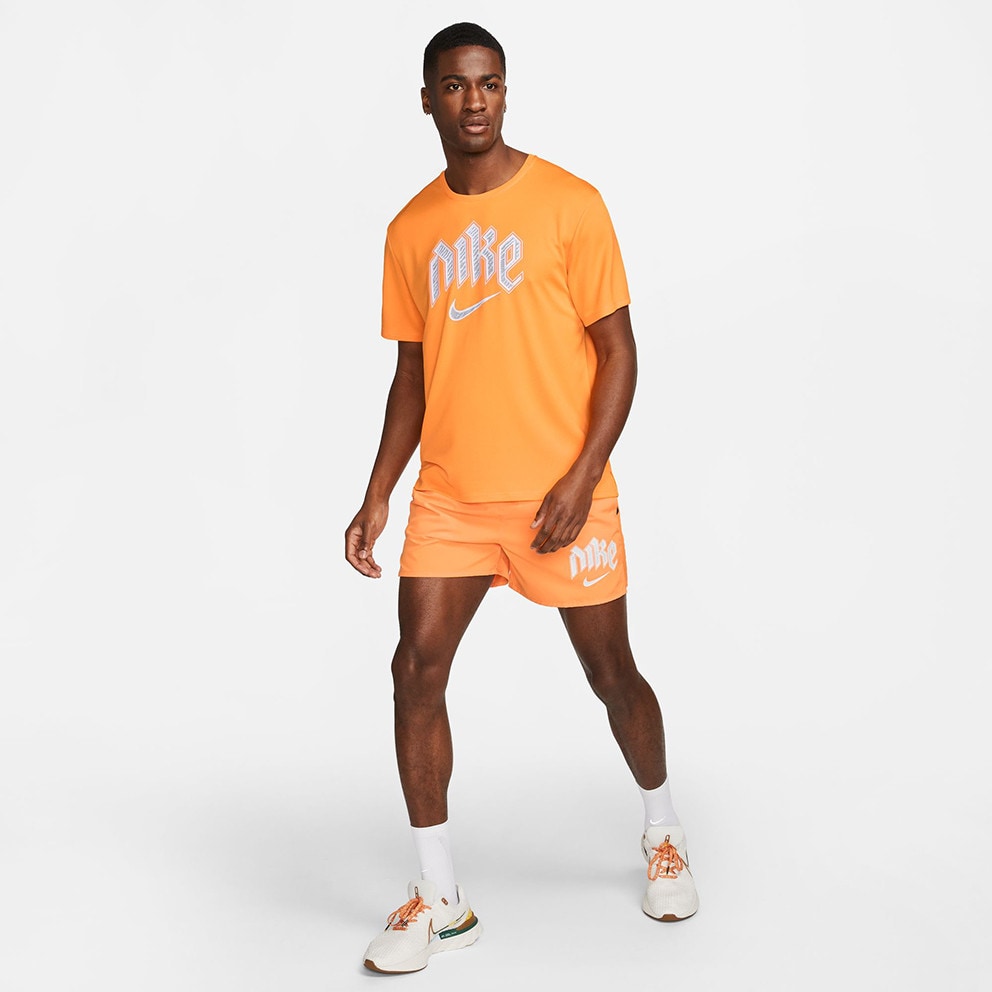 Nike Dri-FIT Run Division Miler Men's T-shirt Orange DX0839-836