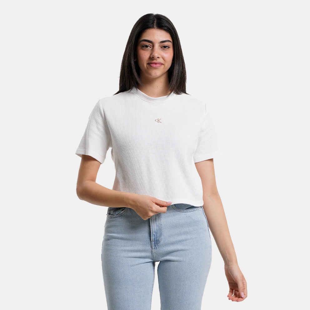 Calvin Klein Waffle Γυναικείο T-Shirt