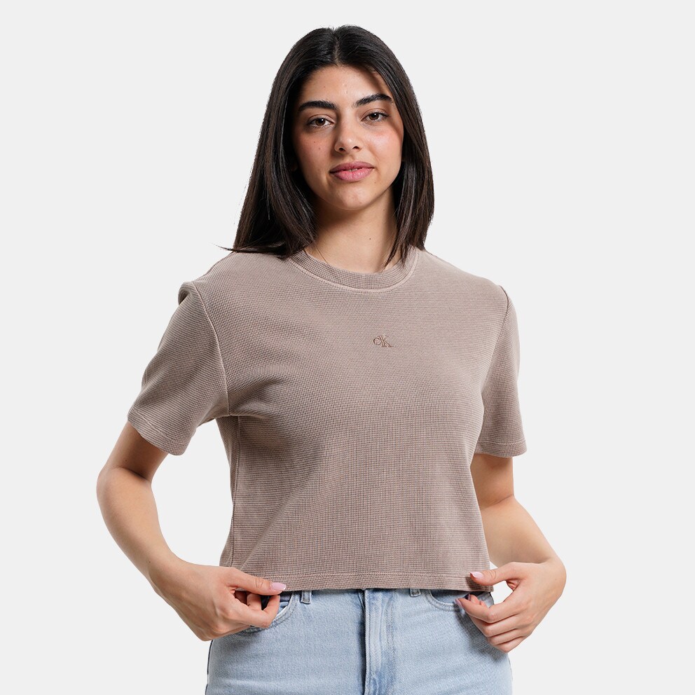 Calvin Klein Waffle Γυναικείο T-Shirt