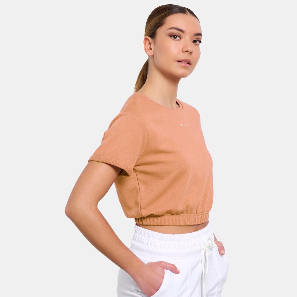 BodyTalk Snaps Cropped Women's T-Shirt