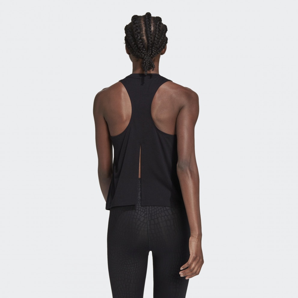 adidas Women's Train Icons 3 Bar Logo Tank Top