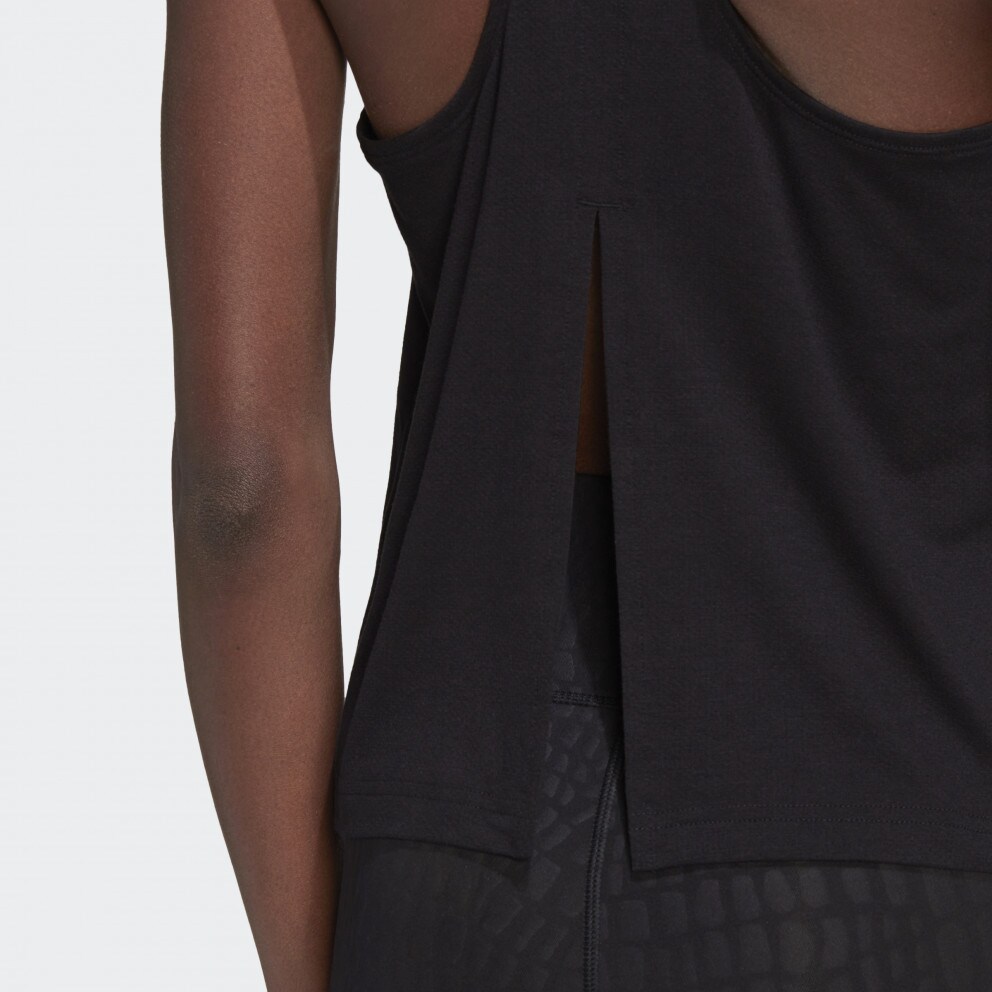 adidas Women's Train Icons 3 Bar Logo Tank Top