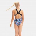 Speedo Digital Allover Leaderback Kids' Swimmsuit