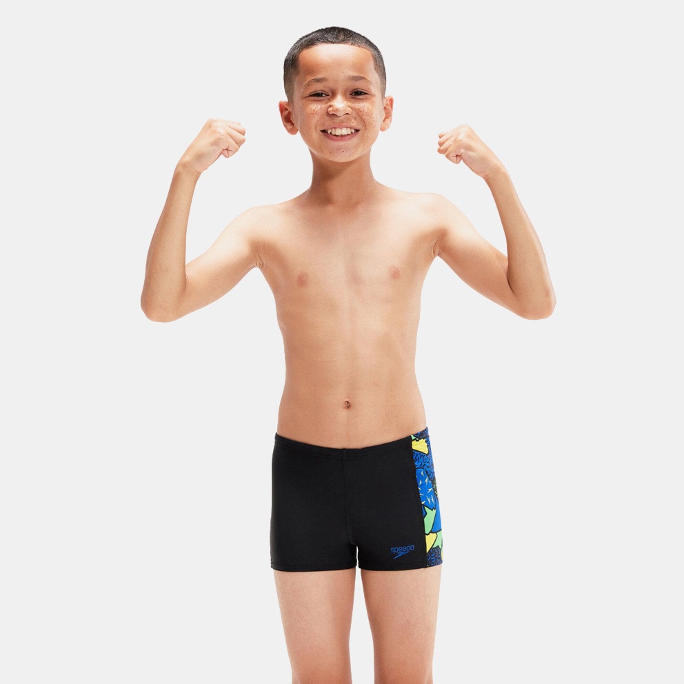 Speedo Allover Panel Aquashort Kids' Swimwear