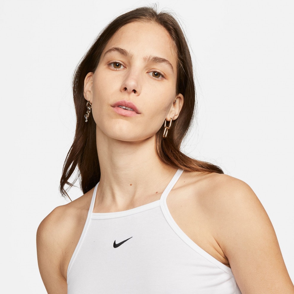 Nike Sportswear Essentials Γυναικεία Cropped Αμάνικη Μπλούζα