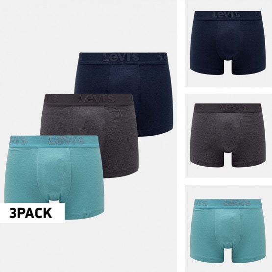 Levi's Solid Basic 3-Pack Men's Trunks