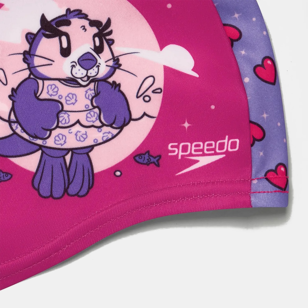 Speedo Printed Polyester Kids' Swim Cap