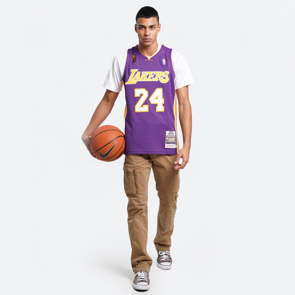 Mitchell & Ness Authentic Los Angeles Lakers Kobe Bryant Road Finals 2008-09 Jersey