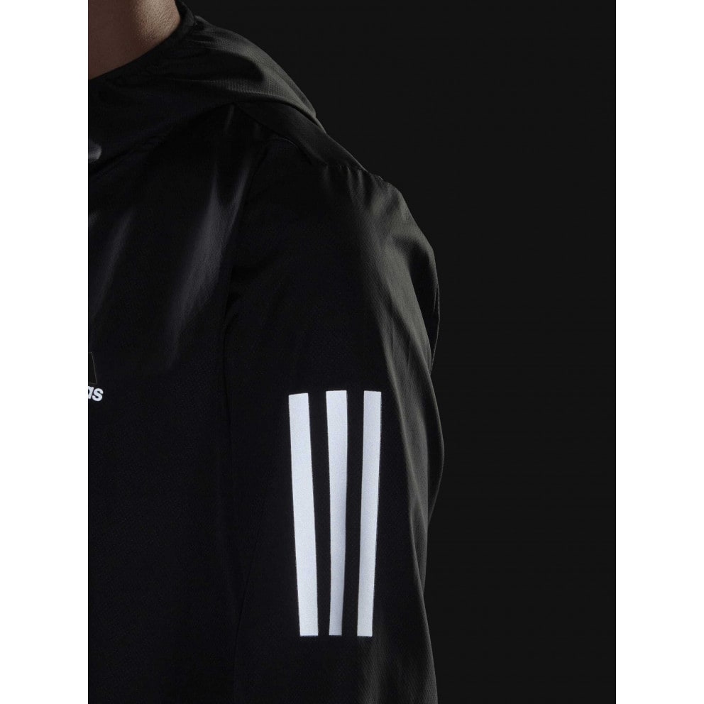 adidas Performance Own the Run Hooded Running Γυναικείο Αντιανεμικό Μπουφάν