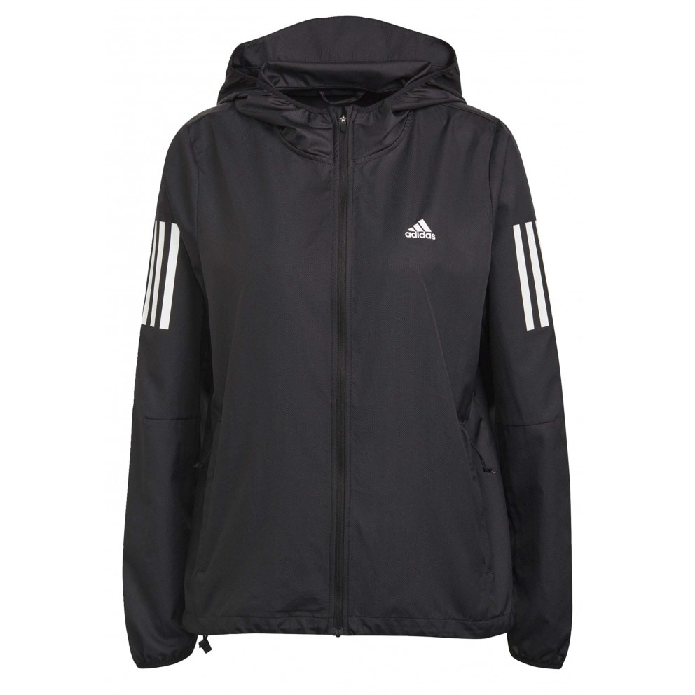 adidas Performance Own the Run Hooded Running Γυναικείο Αντιανεμικό Μπουφάν