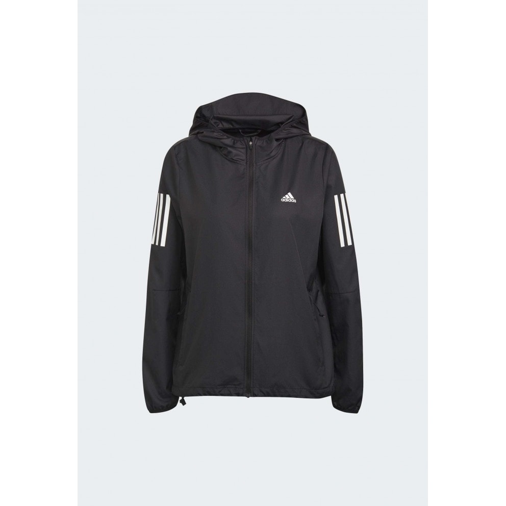 adidas Performance Own the Run Hooded Running Γυναικείο Αντιανεμικό Μπουφάν