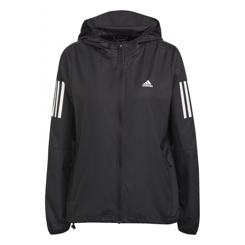 adidas Performance Own the Run Hooded Running Γυναικείο Αντιανεμικό Μπουφάν